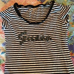 guess striped shirt